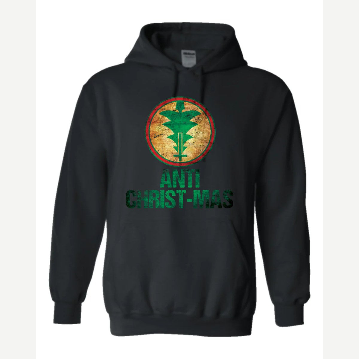 Anti Christ-mas — Hoodie / Black