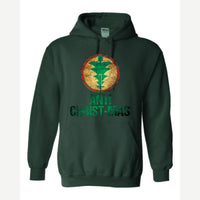 Anti Christ-mas — Hoodie / Forest Green