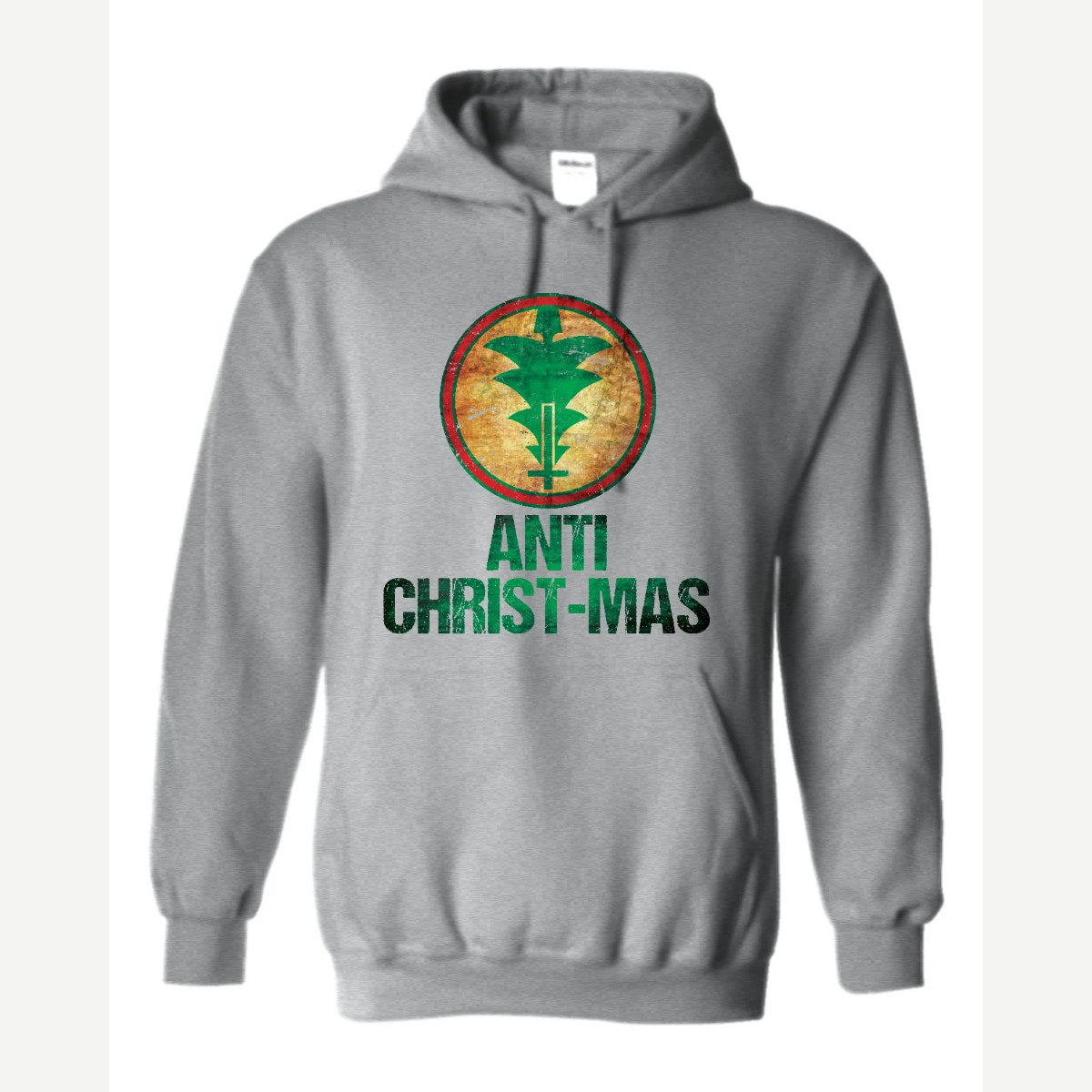 Anti Christ-mas — Hoodie / Sport Grey