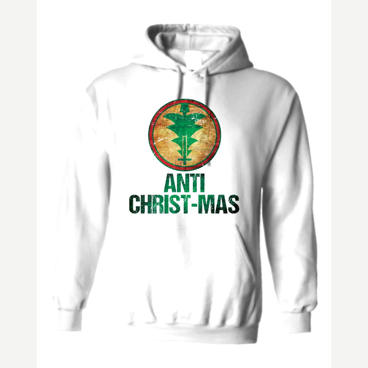 Anti Christ-mas — Hoodie / White