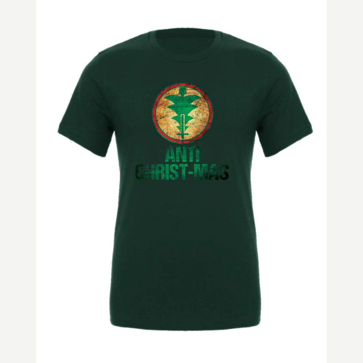 Anti Christ-mas — Premium Tee / Forest