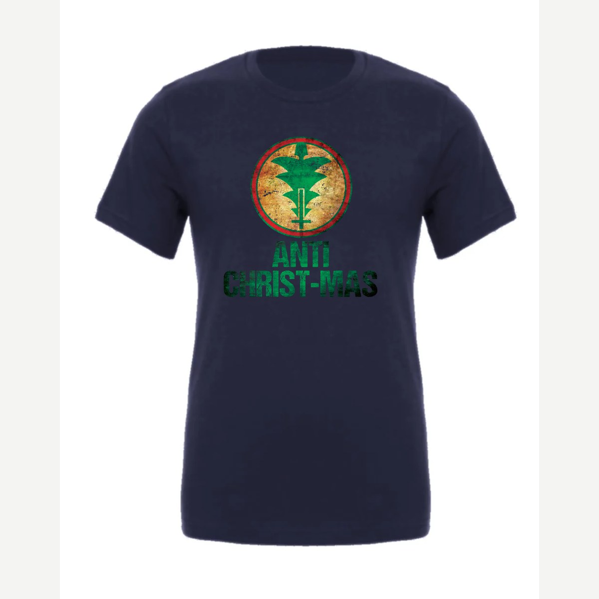 Anti Christ-mas — Premium Tee / Navy