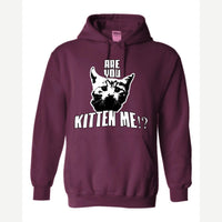 Are You Kitten Me — Hoodie / Maroon