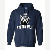 Are You Kitten Me — Hoodie / Navy