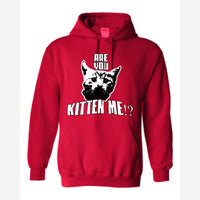 Are You Kitten Me — Hoodie / Red