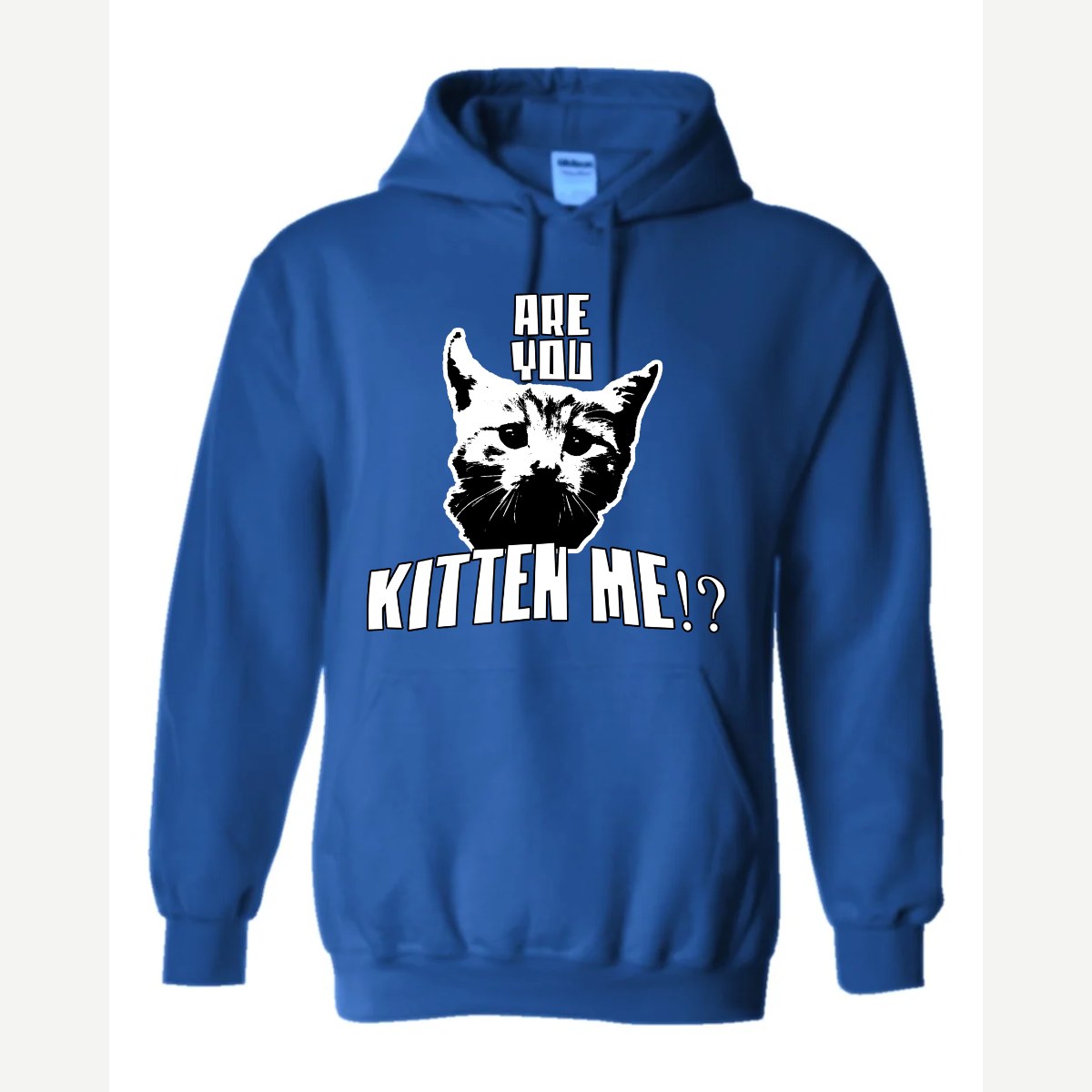 Are You Kitten Me — Hoodie / Royal