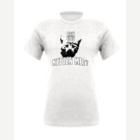 Are You Kitten Me — Premium Tee / White