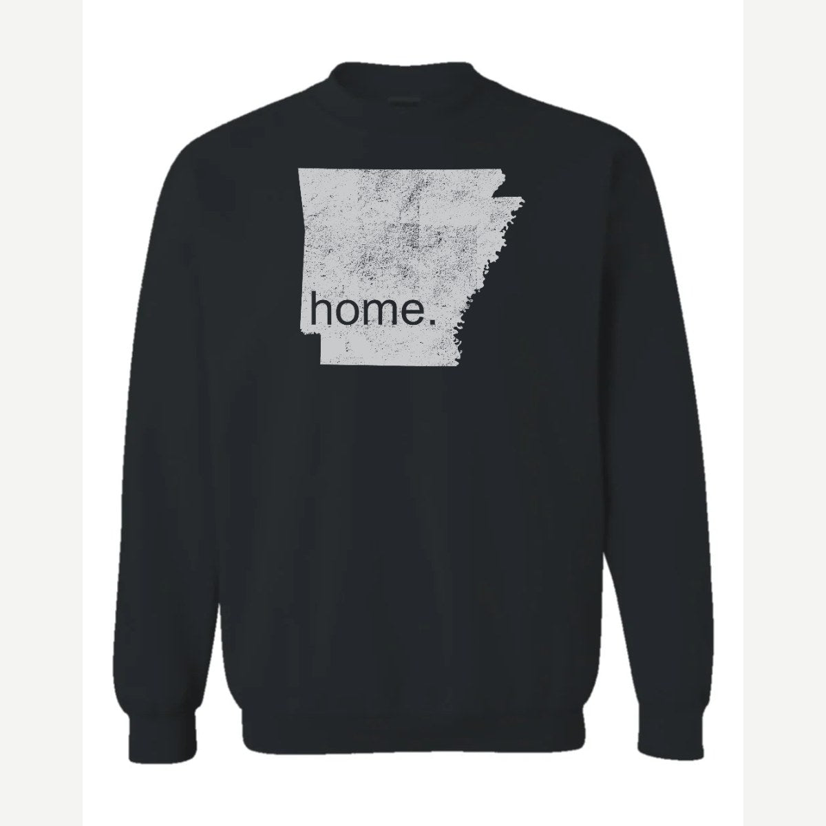 Arkansas is home. — Crewneck Sweatshirt / Black