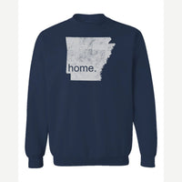 Arkansas is home. — Crewneck Sweatshirt / Navy