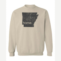 Arkansas is home. — Crewneck Sweatshirt / Sand