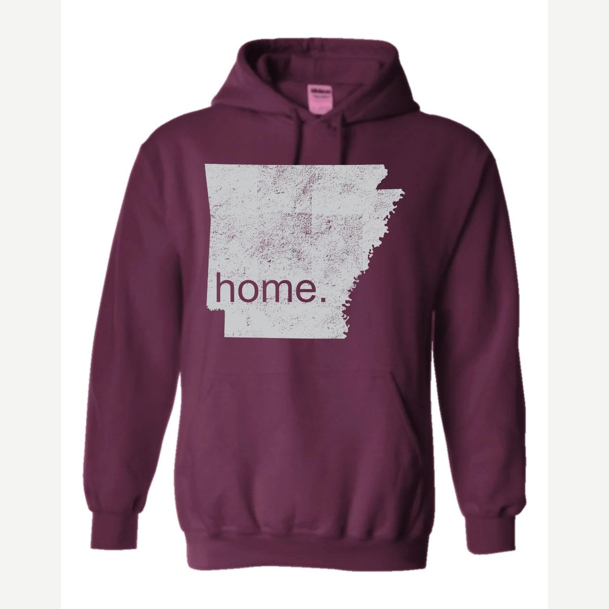Arkansas is home. — Hoodie / Maroon