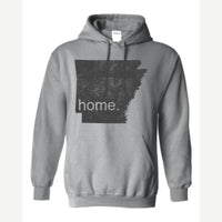Arkansas is home. — Hoodie / Sport Grey