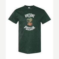 Awesome Possum — Classic Tee / Forest Green