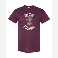 Awesome Possum — Classic Tee / Maroon