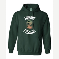 Awesome Possum — Hoodie / Forest Green