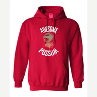 Awesome Possum — Hoodie / Red