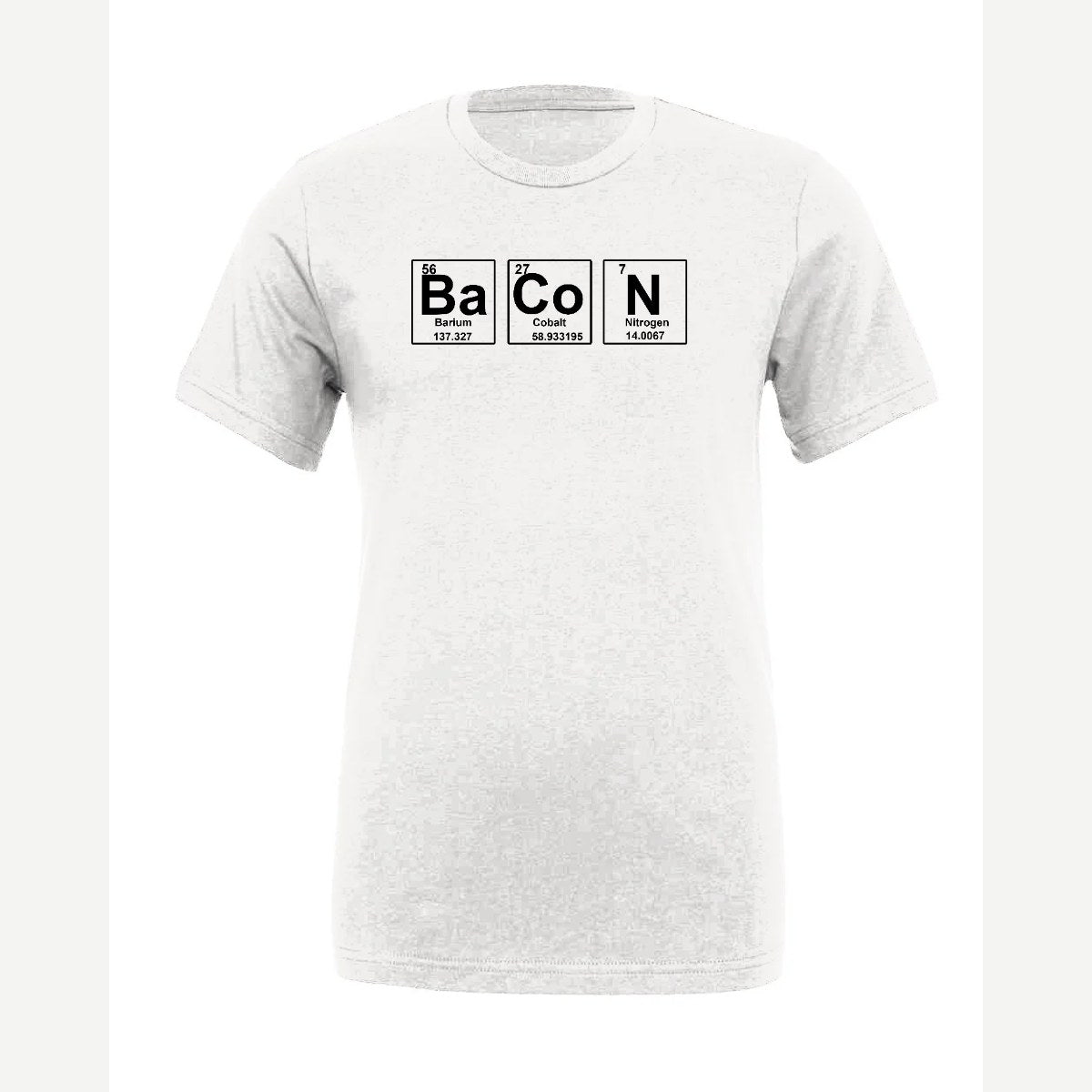 Bacon Element — Premium Tee / White