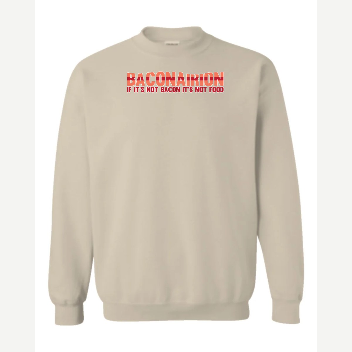 Baconarion — Crewneck Sweatshirt / Sand