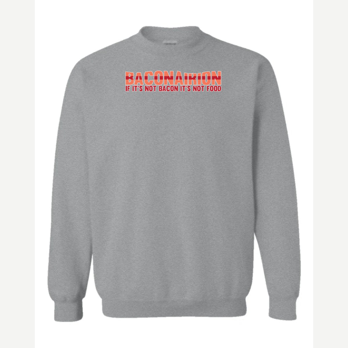 Baconarion — Crewneck Sweatshirt / Sport Grey