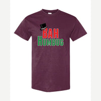 Bah Humbug — Classic Tee / Maroon