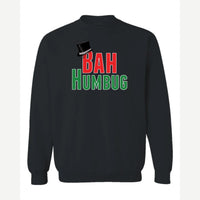 Bah Humbug — Crewneck Sweatshirt / Black