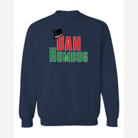 Bah Humbug — Crewneck Sweatshirt / Navy
