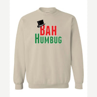 Bah Humbug — Crewneck Sweatshirt / Sand