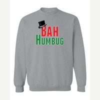 Bah Humbug — Crewneck Sweatshirt / Sport Grey