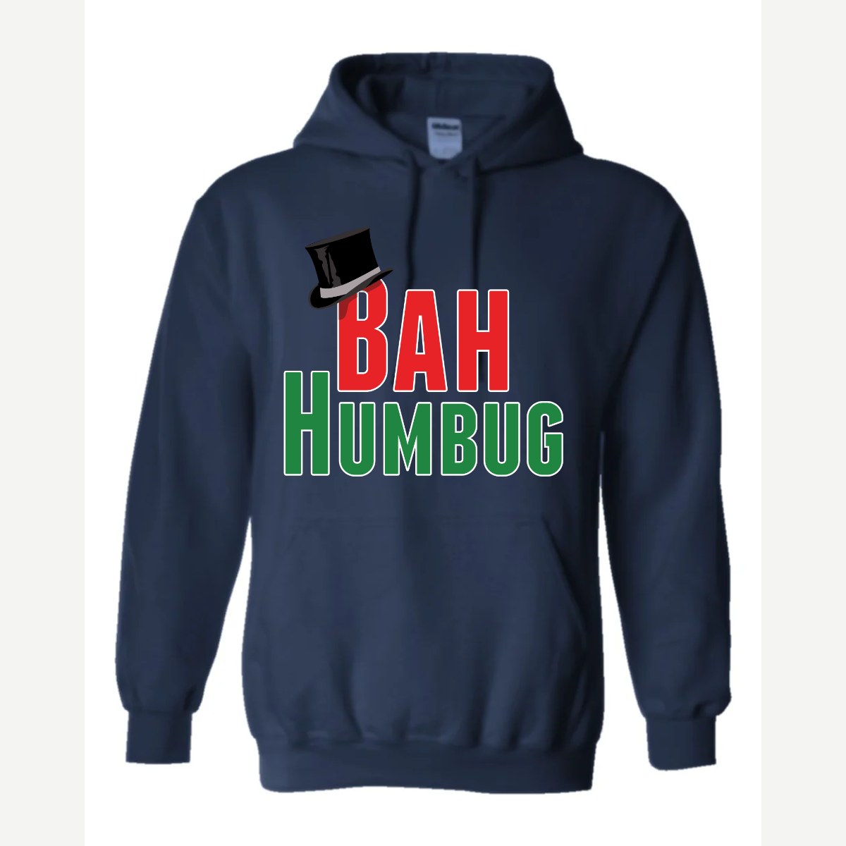 Bah Humbug — Hoodie / Navy
