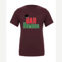 Bah Humbug — Premium Tee / Maroon