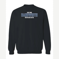 Bandwidth — Crewneck Sweatshirt / Black