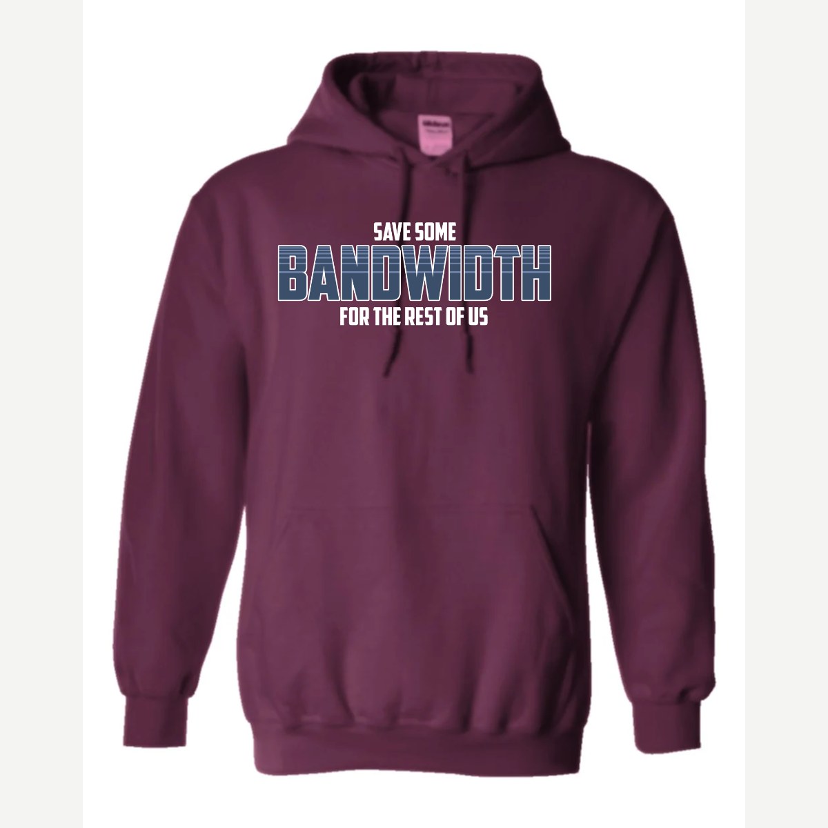 Bandwidth — Hoodie / Maroon