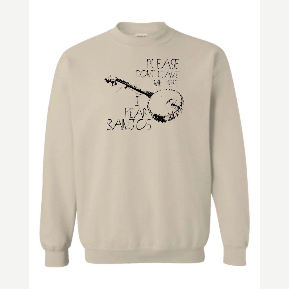 Banjos — Crewneck Sweatshirt / Sand