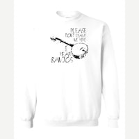 Banjos — Crewneck Sweatshirt / White