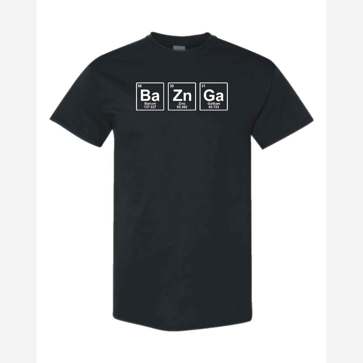 BaZnGa Periodic Elements — Classic Tee / Black