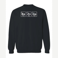 BaZnGa Periodic Elements — Crewneck Sweatshirt / Black