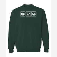 BaZnGa Periodic Elements — Crewneck Sweatshirt / Forest Green