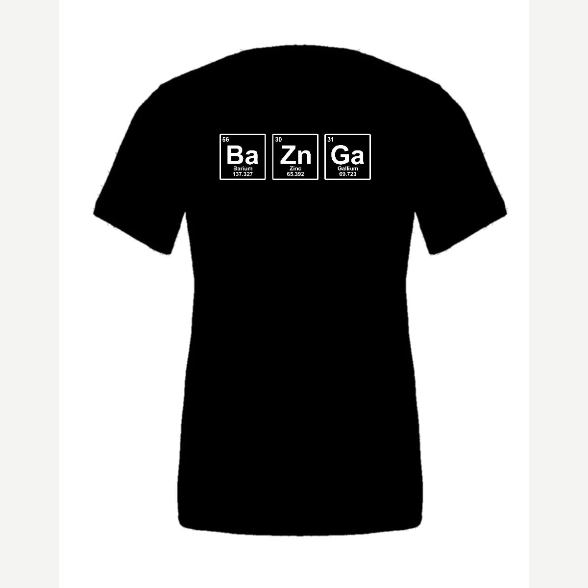 BaZnGa Periodic Elements — Premium Tee / Black