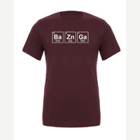 BaZnGa Periodic Elements — Premium Tee / Maroon