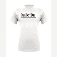 BaZnGa Periodic Elements — Premium Tee / White