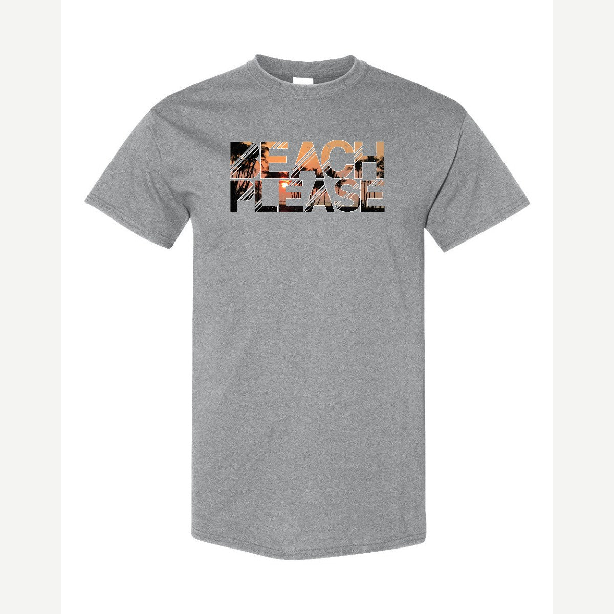 Beach Please — Classic Tee / Sport Grey