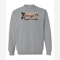 Beach Please — Crewneck Sweatshirt / Sport Grey