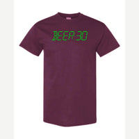 BEER:30 (Digital Clock) — Classic Tee / Maroon