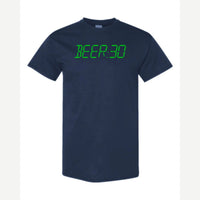 BEER:30 (Digital Clock) — Classic Tee / Navy