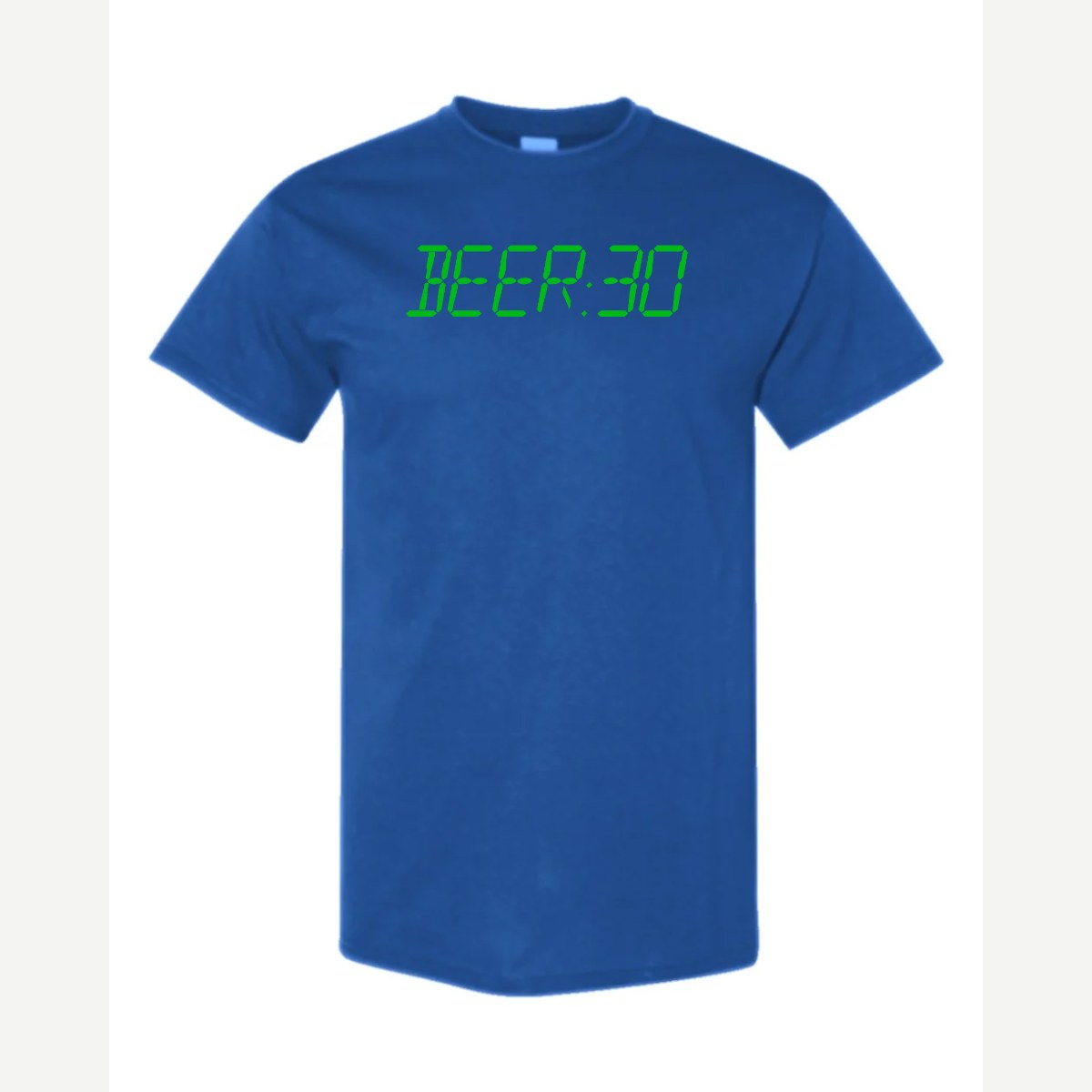 BEER:30 (Digital Clock) — Classic Tee / Royal
