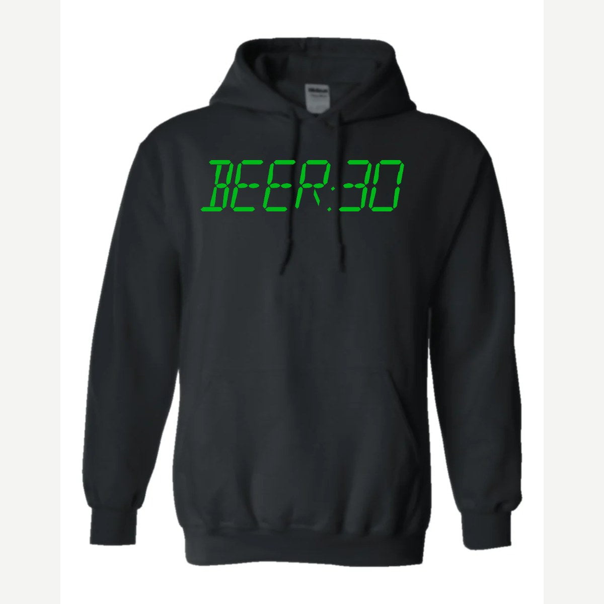 BEER:30 (Digital Clock) — Hoodie / Black