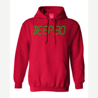 BEER:30 (Digital Clock) — Hoodie / Red