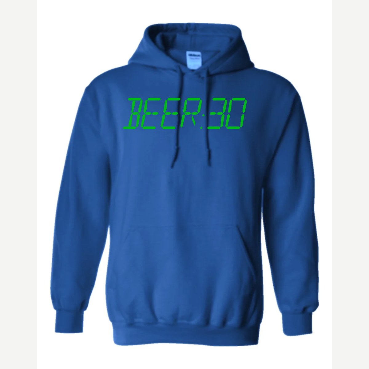 BEER:30 (Digital Clock) — Hoodie / Royal