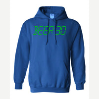BEER:30 (Digital Clock) — Hoodie / Royal