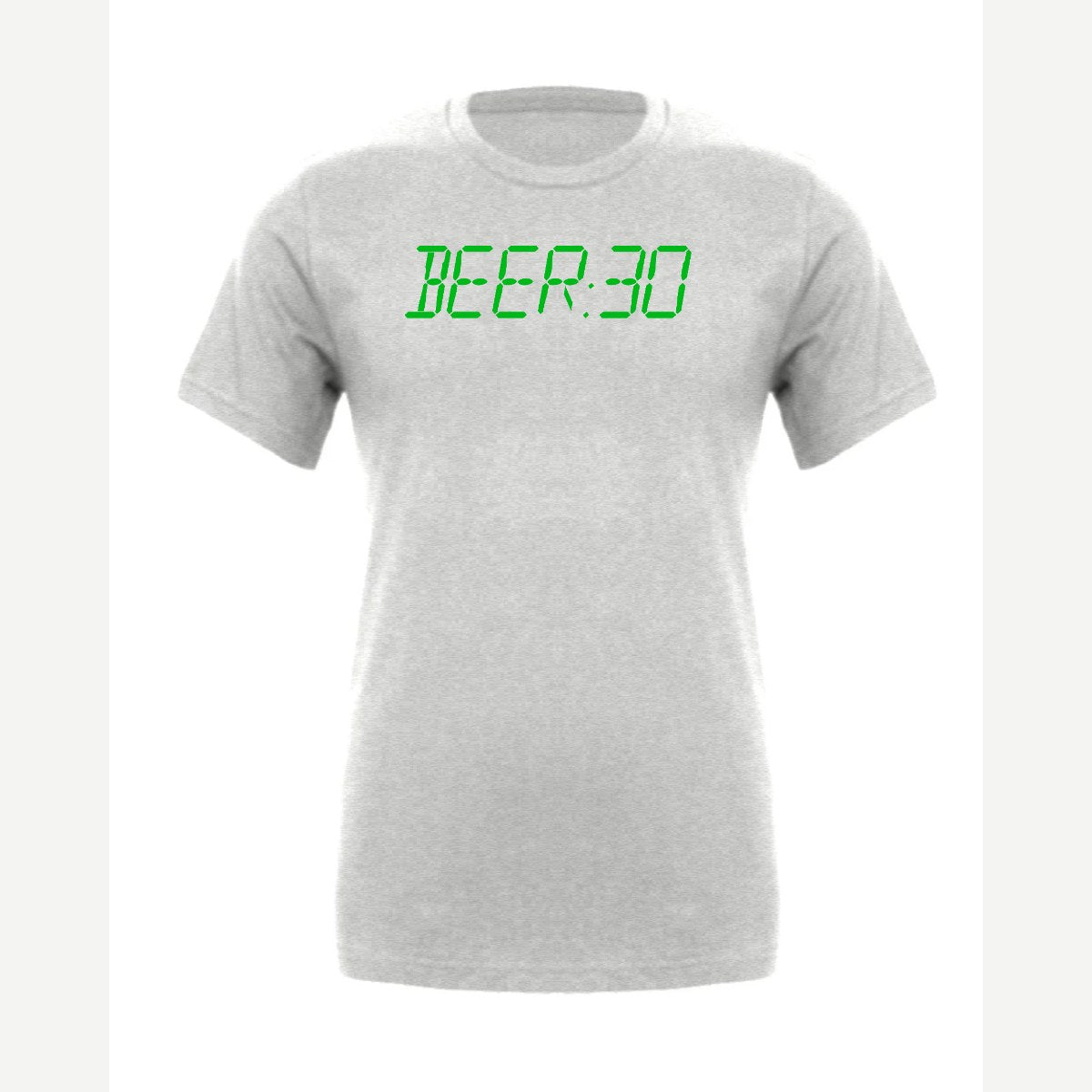 BEER:30 (Digital Clock) — Premium Tee / Athletic Heather